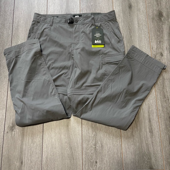 REI Co-op Sahara Convertible 2 in 1 weather resistant hike pants womens 14 - Picture 1 of 11